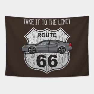 Route 66 Gray Tapestry