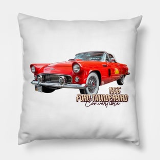 1956 Ford Thunderbird Convertible Pillow