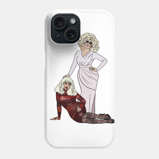 Trixie and Katya Phone Case by SturgesC