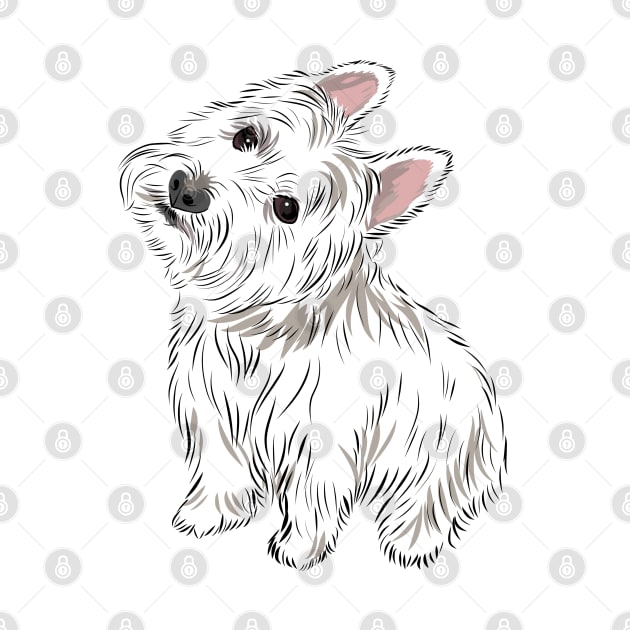 Rylie the Westie by MichellePhong