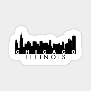 Chicago Illinois Chicago Skyline Magnet
