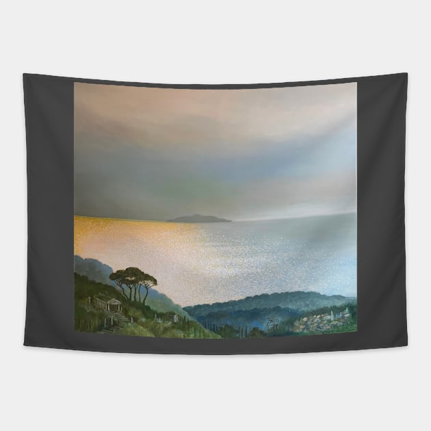 Gorgona Island Tapestry by Fosco-Culto