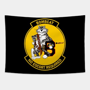 F-14 Tomcat - Bombcat - No Escort Required - Clean Style Tapestry