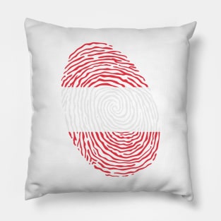 Austria Fingerprint Pillow