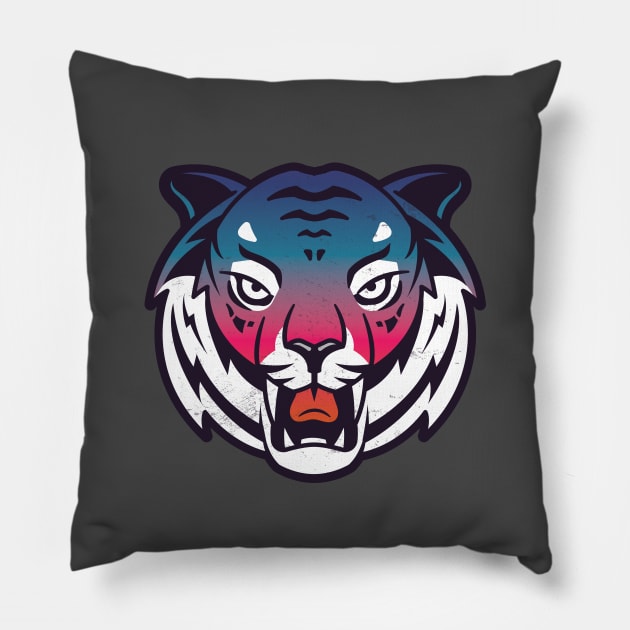 Bengal Tiger Pillow by zoljo