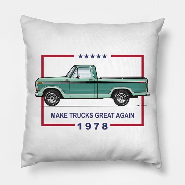 1978 Great again Pillow by JRCustoms44