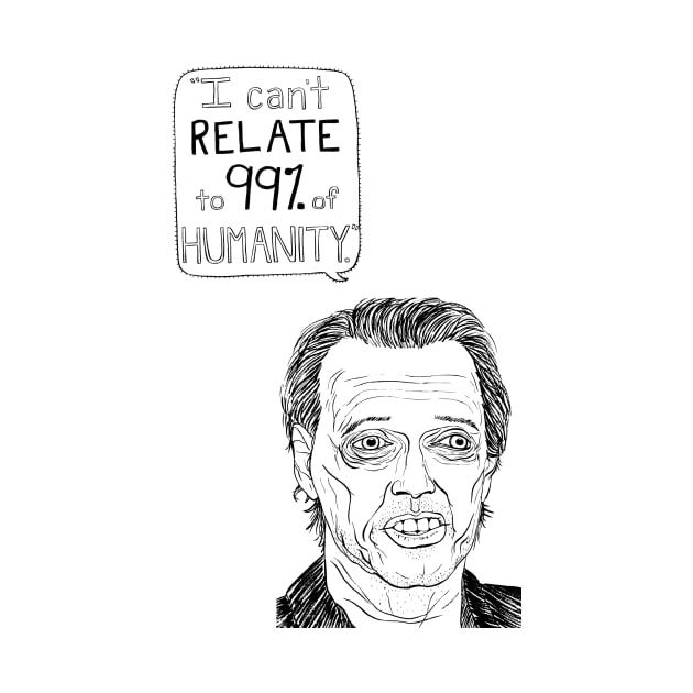 Steve Buscemi by prettyprettyugly