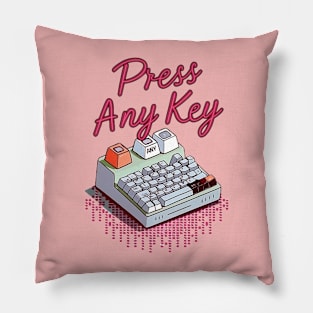 Press Any Key Pillow