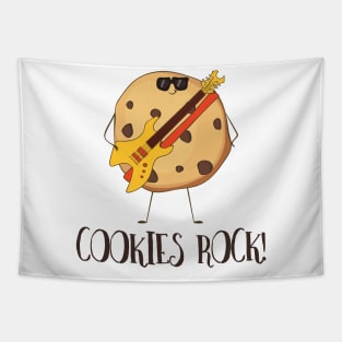 Cookies Rock! Funny Cute Cookie Love Tapestry