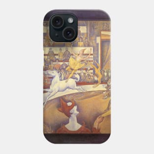 The Circus by Georges Seurat Phone Case