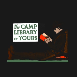 World War I Camp Library 1917 Military T-Shirt