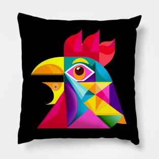 Funky Rooster Pillow