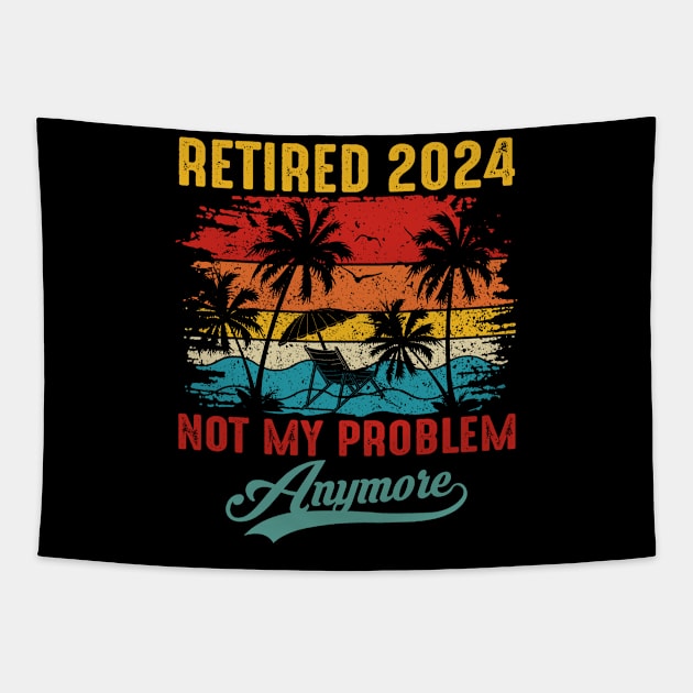 Vintage Retired 2024 Not My Problem Anymore Tapestry by Jenna Lyannion