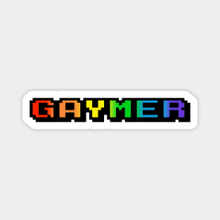 Gaymer, Gay stickers, Lbtq t-shirt Magnet