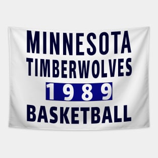 Minnesota Timberwolves Basketball 1989 Classic Tapestry