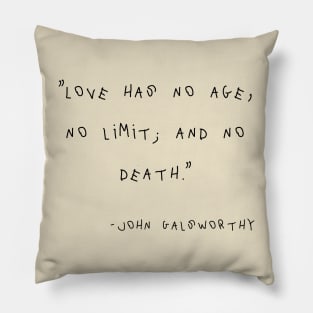 Love Has No Age, No Limit, And No Death Pillow