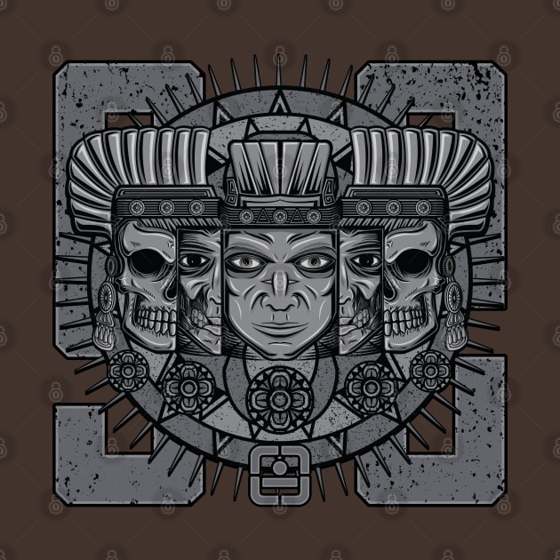 Aztec Rebirth Sun by Sixth Cycle