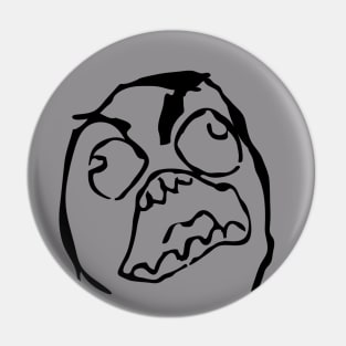 Rage Guy Meme Pin