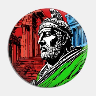 Roman Colours Pin