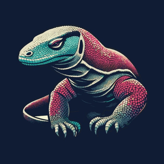 Komodo dragon art by SeaLife