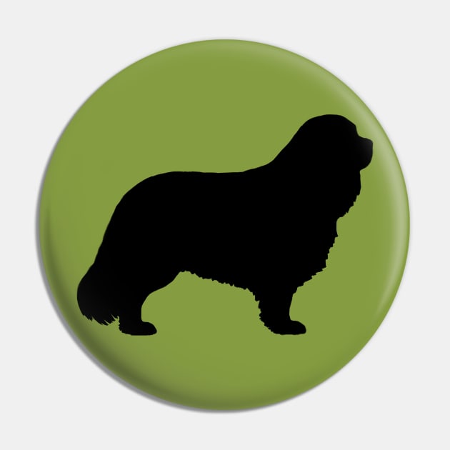 Cavalier King Charles Spaniel Silhouette Pin by Coffee Squirrel