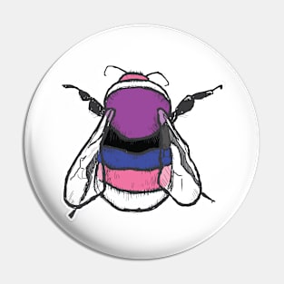 Genderfluid Bee Pin