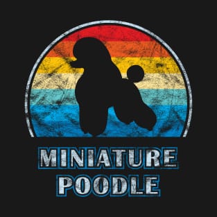 Miniature Poodle Vintage Design Dog T-Shirt