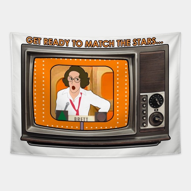 Match Game Brett Tapestry by TheFortWildernessPodcast