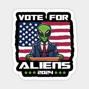 VOTE FOR ALIENS Magnet