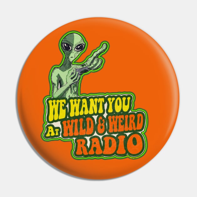 Wild and Weird Radio (org) Pin by theartofron