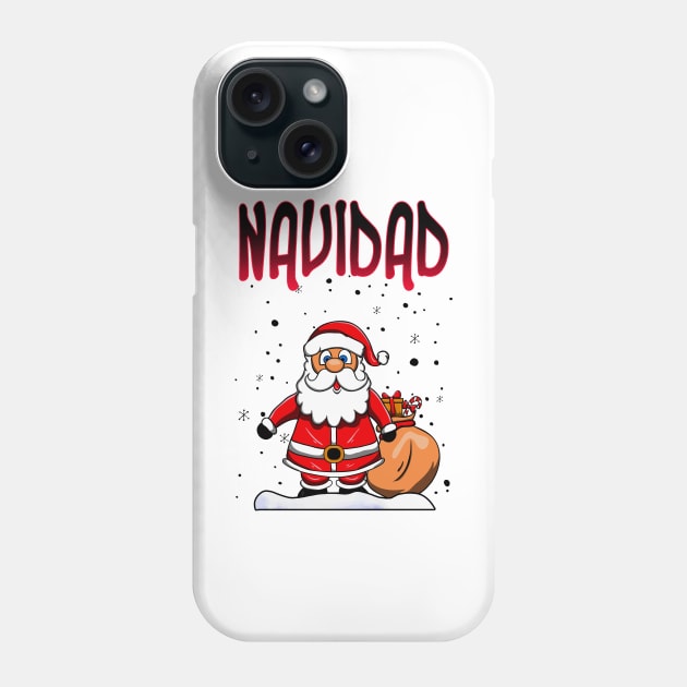 Feliz Navidad Matching Couple Sweaters Phone Case by KsuAnn