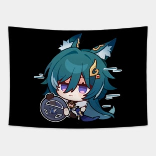 Honkai Star Rail Chibi Yukong 2 Tapestry