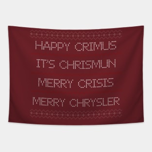 Merry Crimus Tapestry