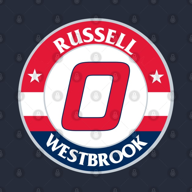 Russell Westbrook 0 Washington Wizards by IronLung Designs