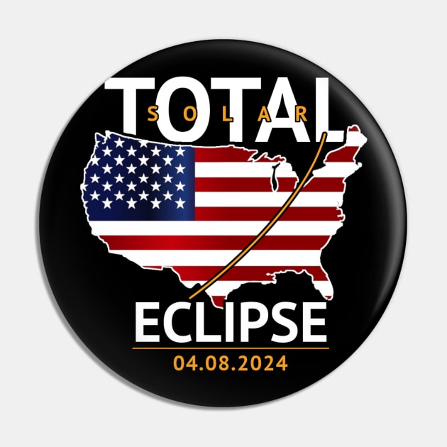 Total Solar Eclipse 4.8.2024 USA Pin by NyskaDenti