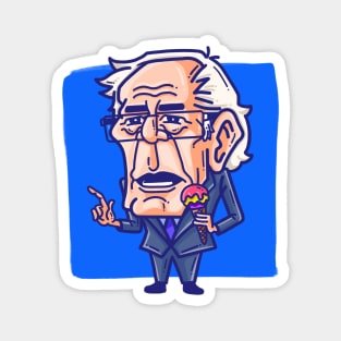 Bernie likes Ice-cream Magnet