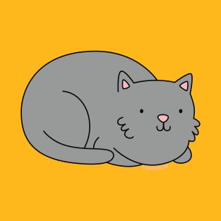 Grey Cat T-Shirt