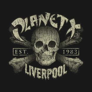 Planet X Liverpool Skull 1983 T-Shirt