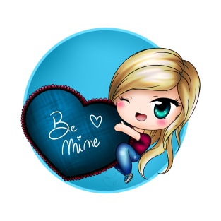 chibi cute be mine blond T-Shirt