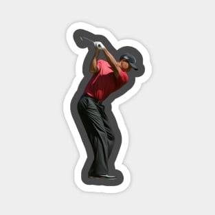 Tiger Woods Swing Magnet