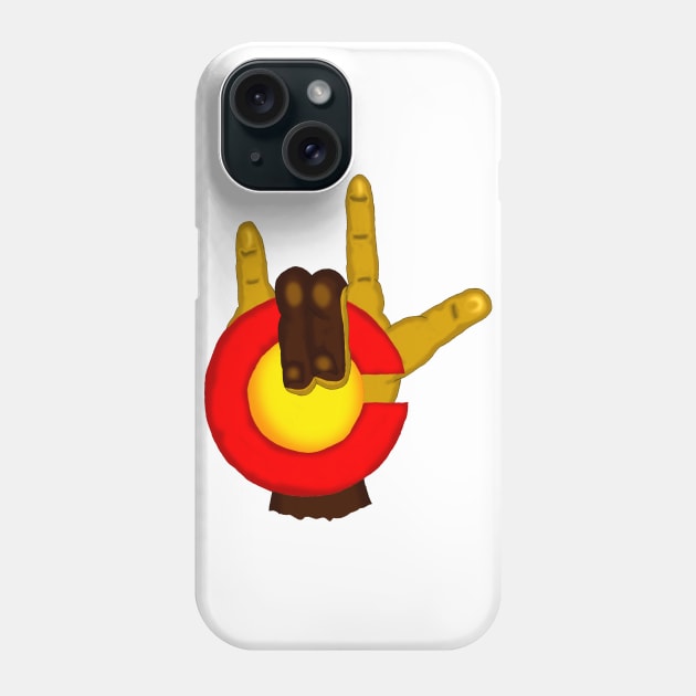 African American sign language for deaf. I LOVE COLORADO Phone Case by Superdaddy1701