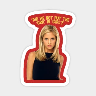 BUFFy summers Magnet