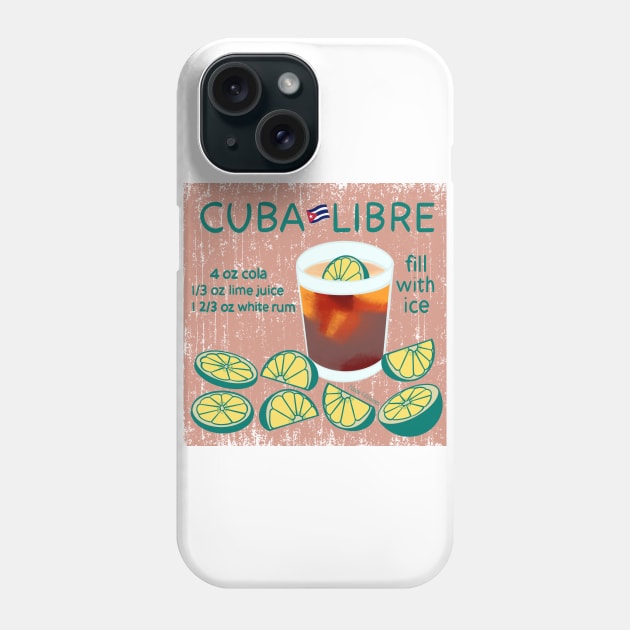 Cuba Libre Phone Case by EV Visuals