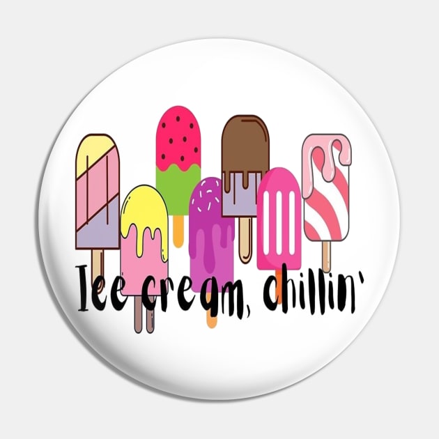 Ice Cream Chillin Pin by BRIJLA