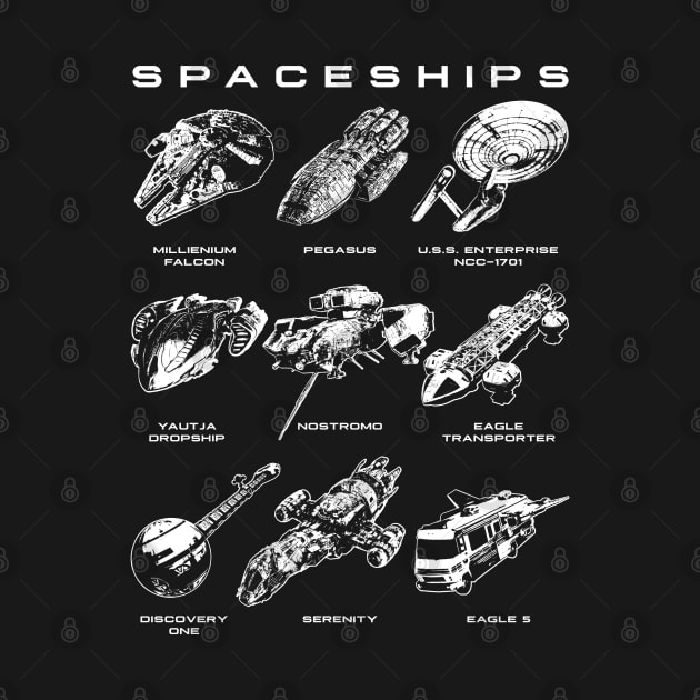 STAR TREK SCIENCE FICTION SPACESHIPS by ROBZILLA