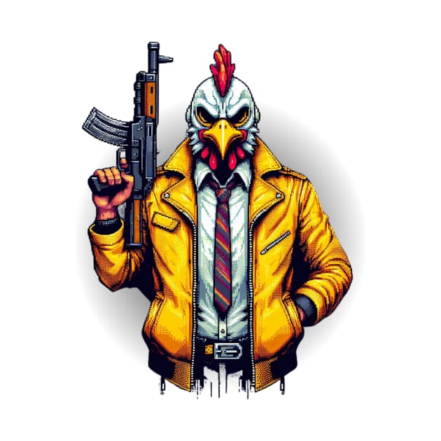 Hotline Miami Jacket-For pixel retro gamers by CachoPlayer