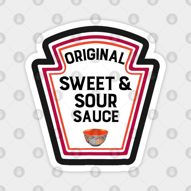 Halloween Costume Sweet And Sour Sauce Magnet by masterpiecesai