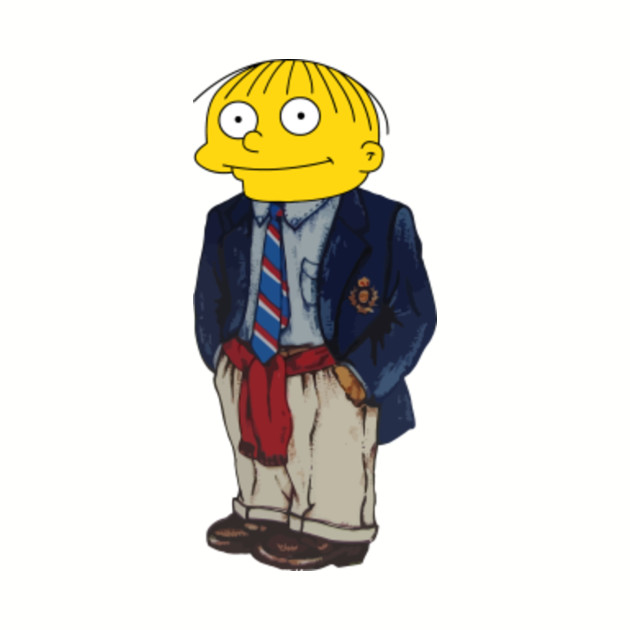 Ralph Lauren Wiggum The Simpsons TeePublic