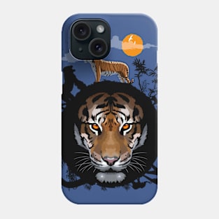 Circle Jungle Tiger Phone Case