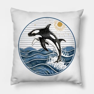 Oceanic Predator, Orca Pillow